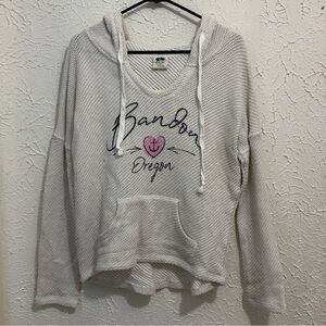 Avalon travel Oregon PNW Cream Hooded Sweatshirt with Graphic